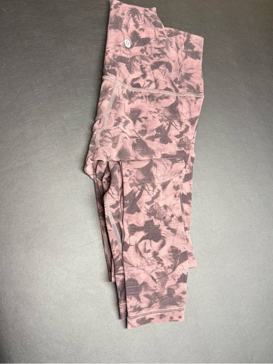 lululemon athletica Pants - lululemon athletica women’s ' Dusty Pink & Charcoal Floral Leggings